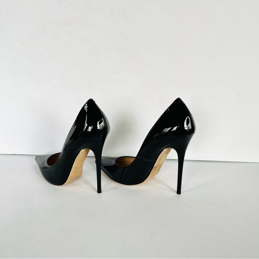 Jimmy Choo black patent leather Anouk heels 37.5 - Picture 13 of 16